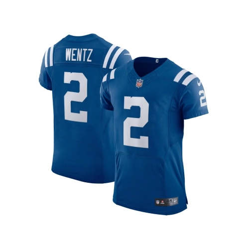 Mens Indianapolis Colts Carson Wentz Royal Vapor Elite Player Jersey