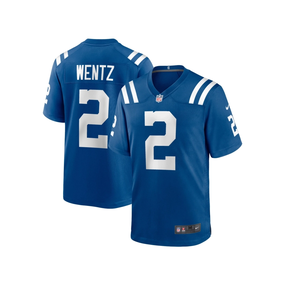 Mens Indianapolis Colts Carson Wentz Royal Game Jersey
