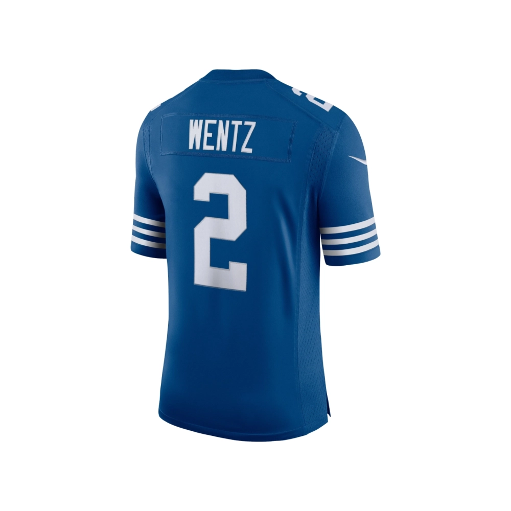 Mens Indianapolis Colts Carson Wentz Royal Alternate Vapor Limited Jersey