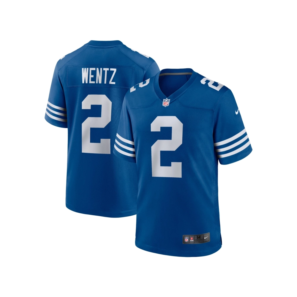 Mens Indianapolis Colts Carson Wentz Royal Alternate Game Jersey