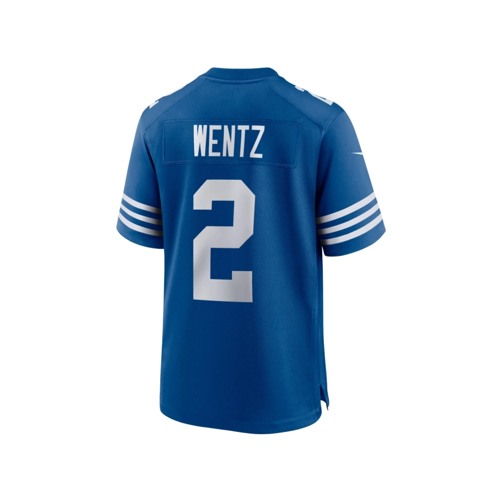 Mens Indianapolis Colts Carson Wentz Royal Alternate Game Jersey