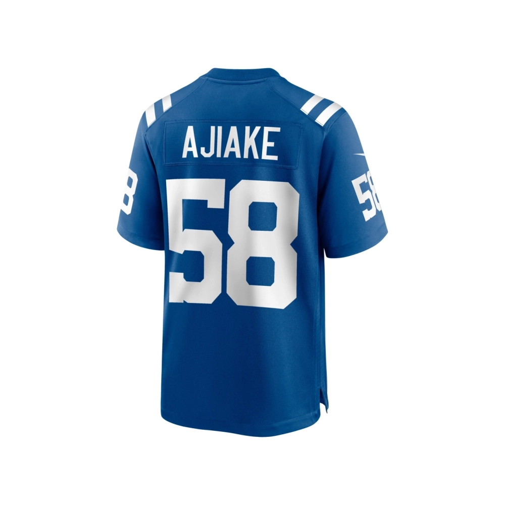 Mens Indianapolis Colts Austin Ajiake Royal Game Jersey
