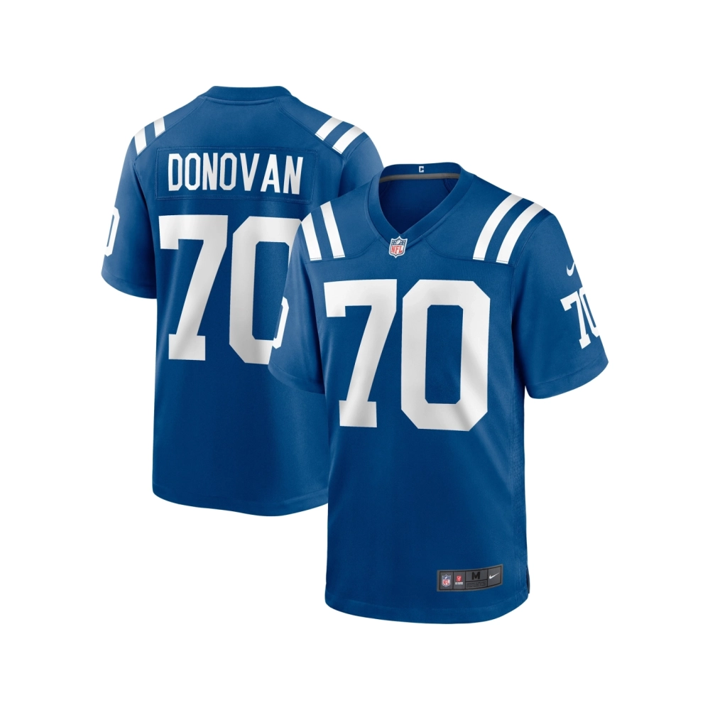 Mens Indianapolis Colts Art Donovan Royal Game Retired Player Jersey