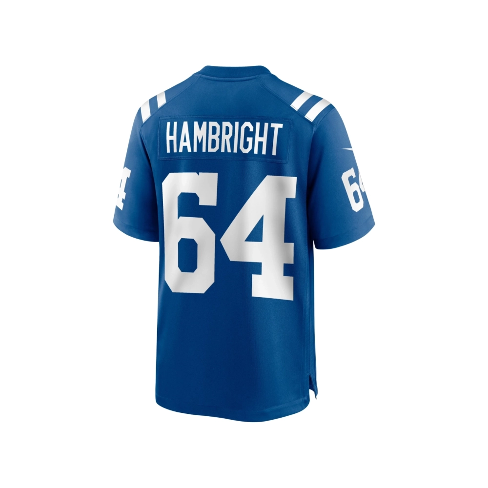 Mens Indianapolis Colts Arlington Hambright Royal Game Player Jersey