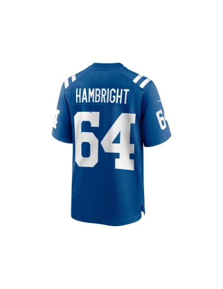 Mens Indianapolis Colts Arlington Hambright Royal Game Player Jersey