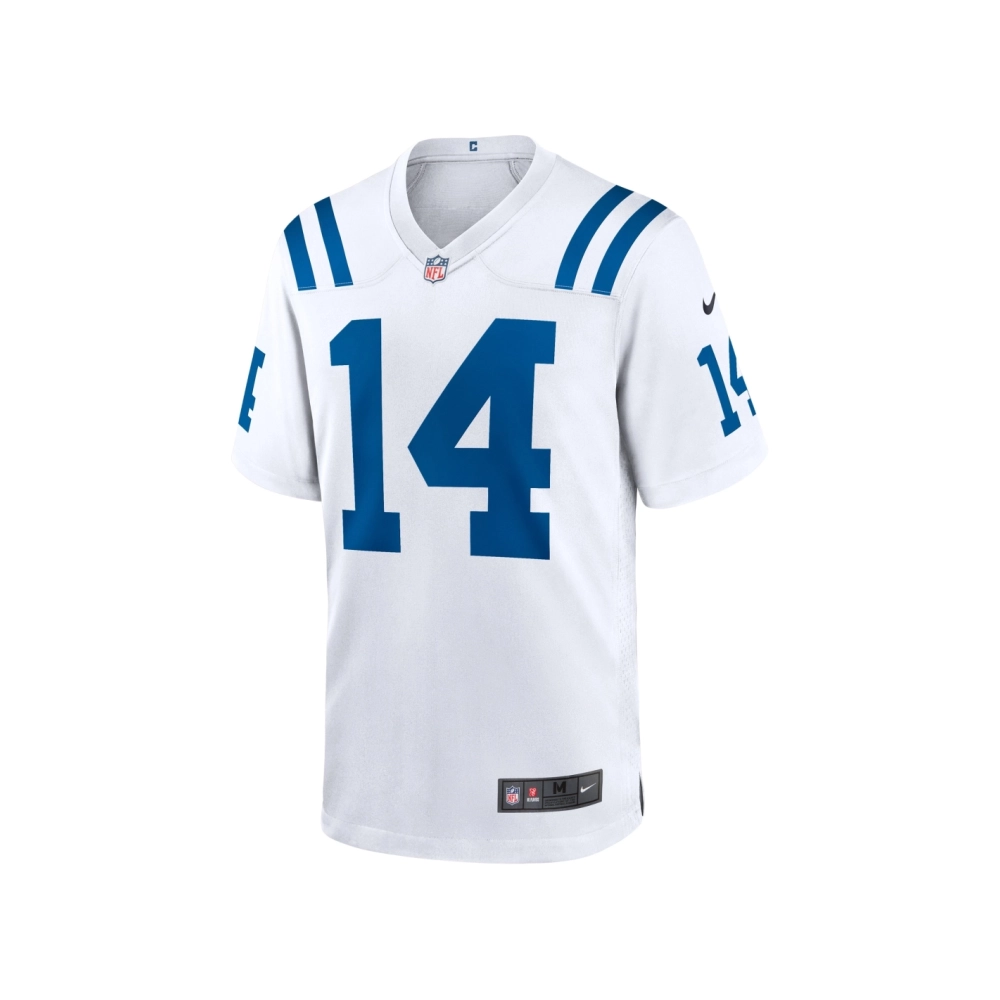 Mens Indianapolis Colts Alec Pierce White Away Game Player Jersey