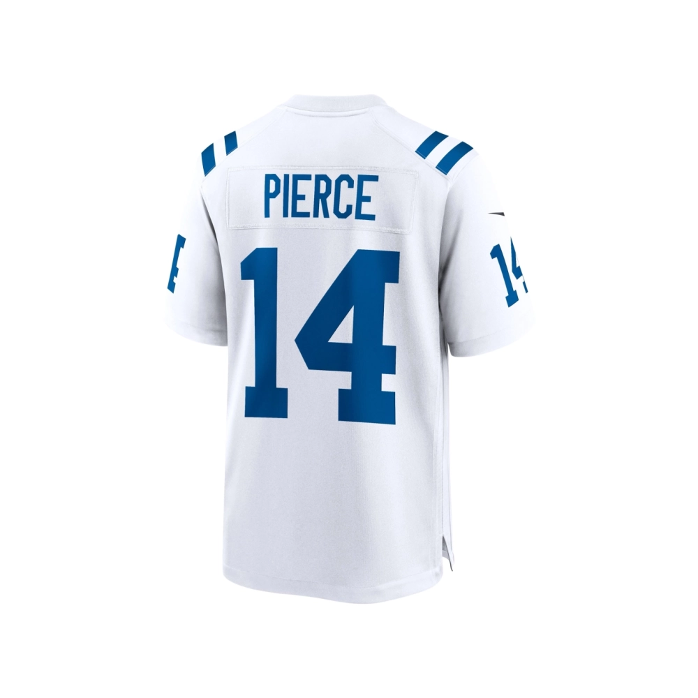Mens Indianapolis Colts Alec Pierce White Away Game Player Jersey
