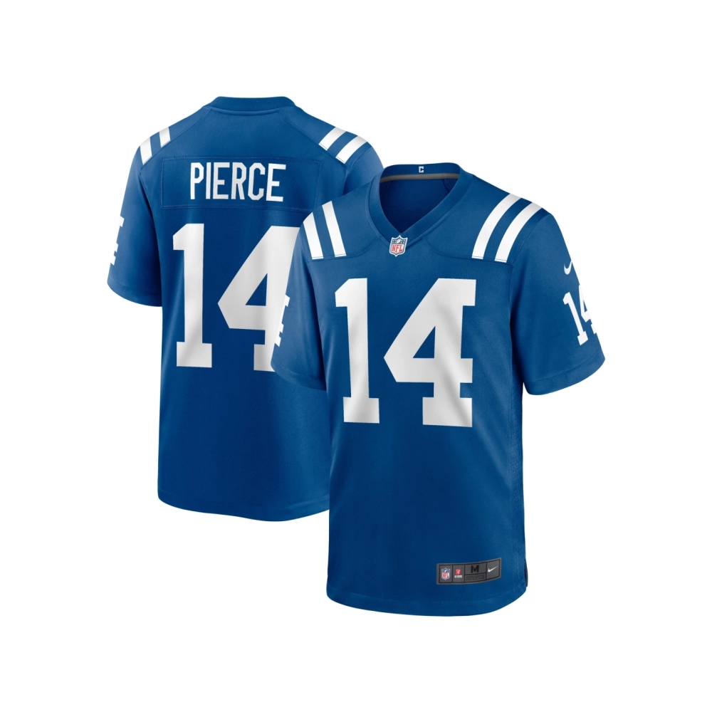 Mens Indianapolis Colts Alec Pierce Royal Player Game Jersey