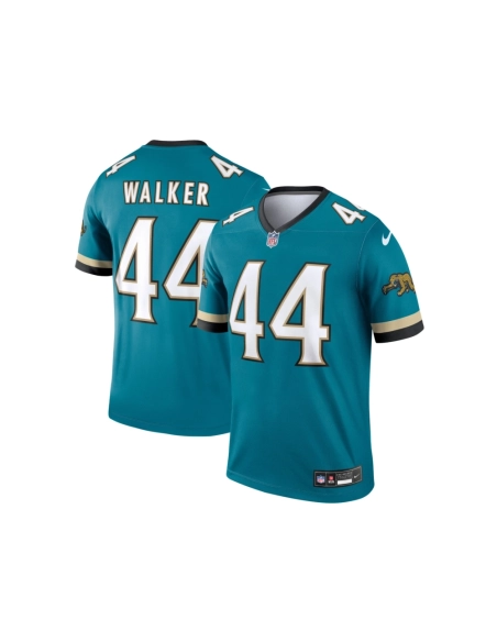 Mens Jacksonville Jaguars Travon Walker Teal Prowler Throwback Legend Jersey
