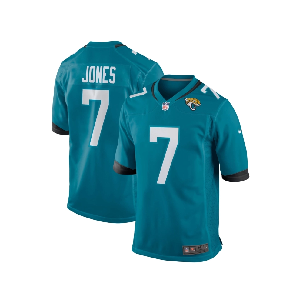 Mens Jacksonville Jaguars Zay Jones Teal Game Jersey