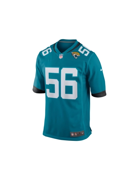 Mens Jacksonville Jaguars Yasir Abdullah Teal Team Game Jersey