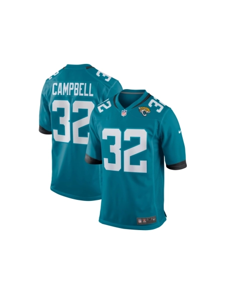 Mens Jacksonville Jaguars Tyson Campbell Teal Game Jersey