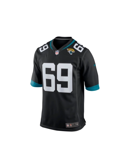 Mens Jacksonville Jaguars Tyler Shatley Black Game Jersey
