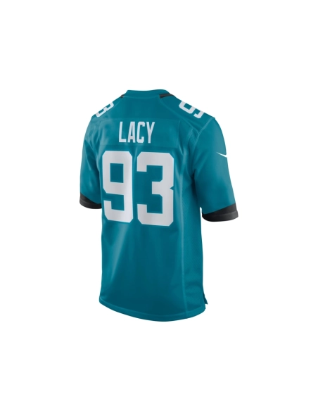 Mens Jacksonville Jaguars Tyler Lacy Teal Team Game Jersey