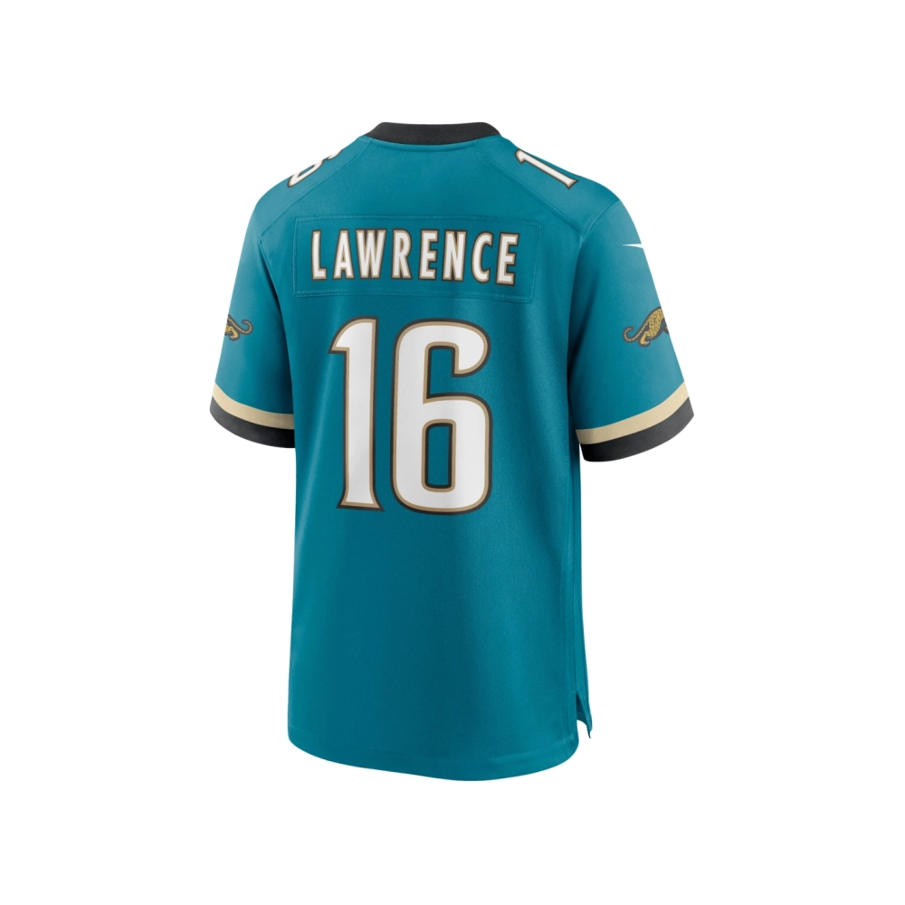 Mens Jacksonville Jaguars Trevor Lawrence Teal Prowler Throwback Player Game Jersey