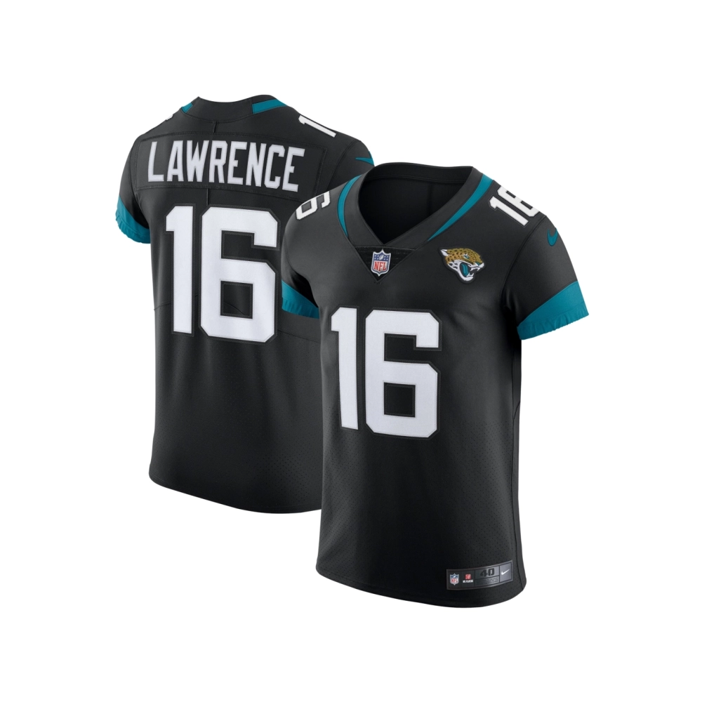 Mens Jacksonville Jaguars Trevor Lawrence Black Vapor Elite Jersey