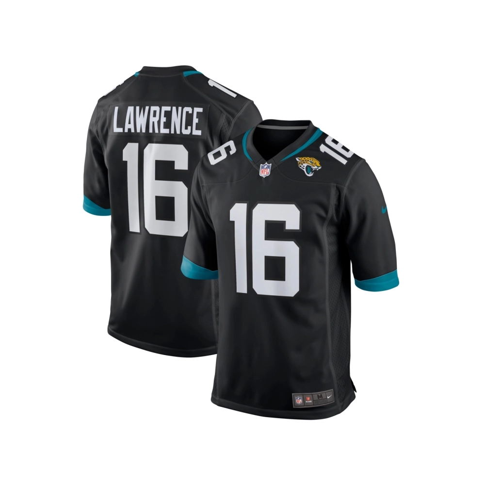 Mens Jacksonville Jaguars Trevor Lawrence Black Alternate Player Game Jersey
