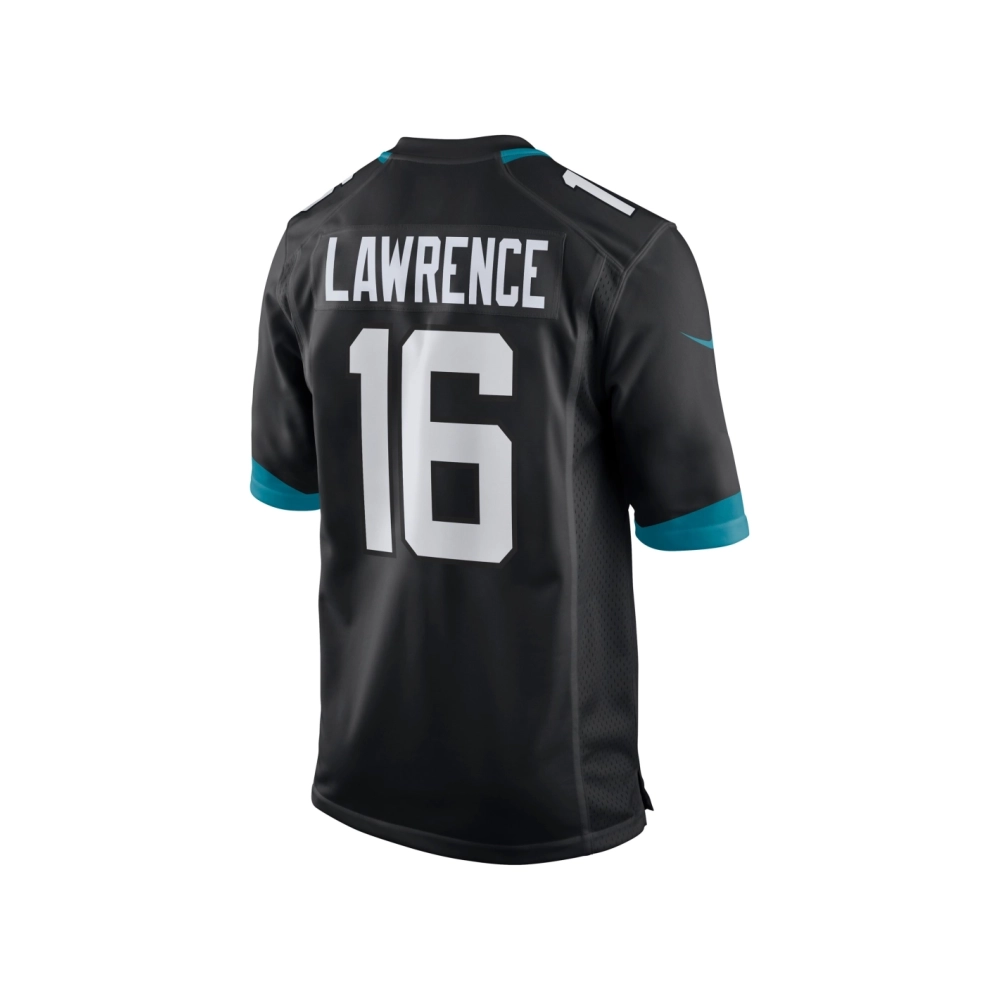 Mens Jacksonville Jaguars Trevor Lawrence Black Alternate Player Game Jersey