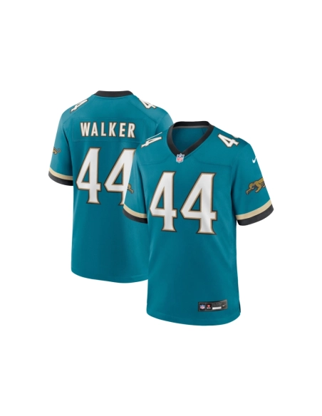 Mens Jacksonville Jaguars Travon Walker Teal Prowler Throwback Player Game Jersey