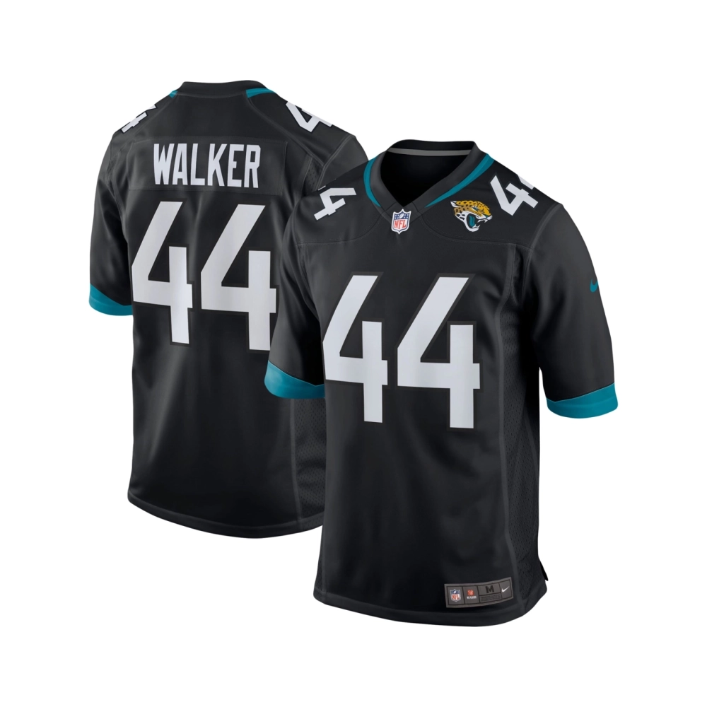 Mens Jacksonville Jaguars Travon Walker Black Player Game Jersey