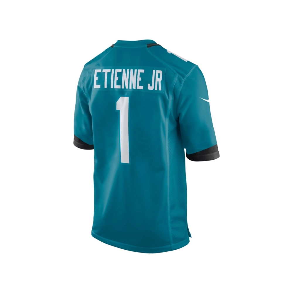 Mens Jacksonville Jaguars Travis Etienne Teal Game Jersey