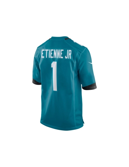 Mens Jacksonville Jaguars Travis Etienne Teal Game Jersey