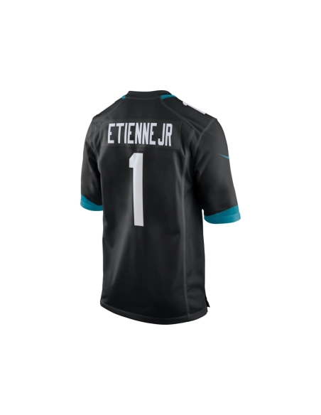 Mens Jacksonville Jaguars Travis Etienne Black Game Jersey