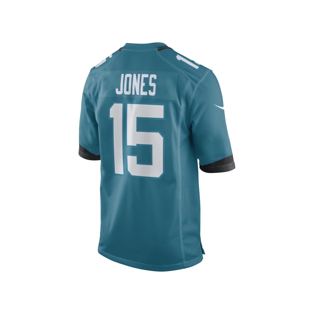 Mens Jacksonville Jaguars Tim Jones Teal Game Player Jersey
