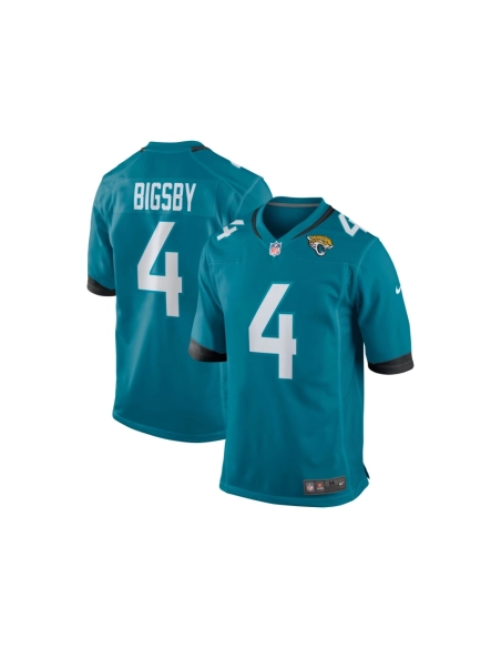 Mens Jacksonville Jaguars Tank Bigsby Teal Game Jersey