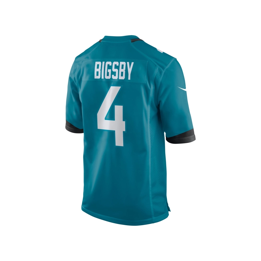 Mens Jacksonville Jaguars Tank Bigsby Teal Game Jersey