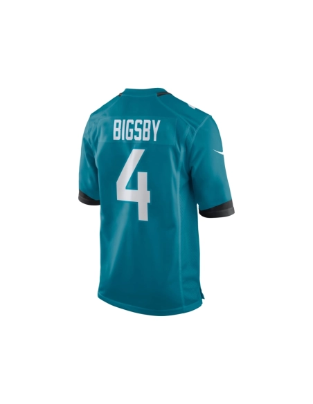 Mens Jacksonville Jaguars Tank Bigsby Teal Game Jersey