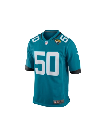 Mens Jacksonville Jaguars Shaquille Quarterman Teal Game Jersey
