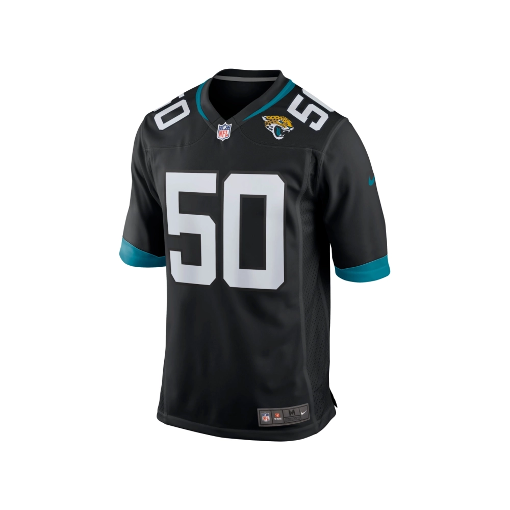 Mens Jacksonville Jaguars Shaquille Quarterman Black Game Jersey