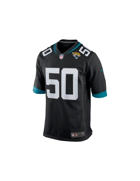 Mens Jacksonville Jaguars Shaquille Quarterman Black Game Jersey