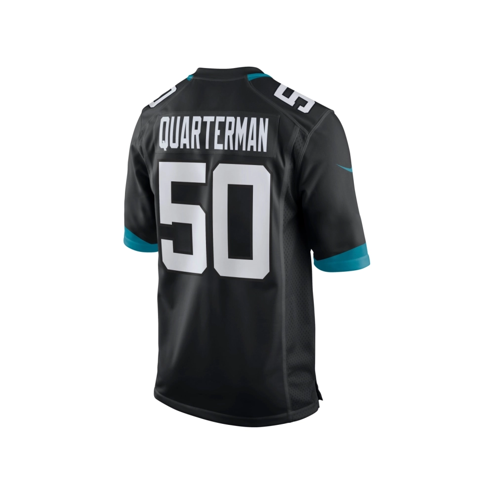 Mens Jacksonville Jaguars Shaquille Quarterman Black Game Jersey