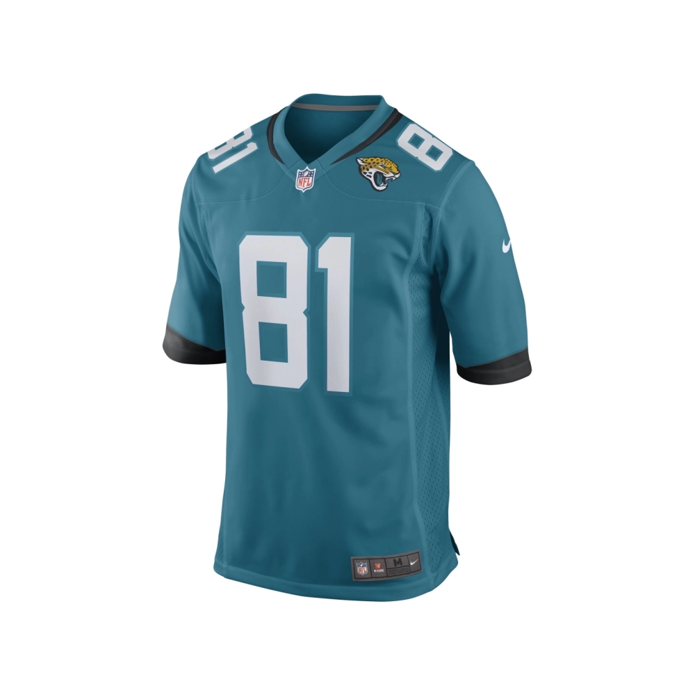 Mens Jacksonville Jaguars Seth Williams Teal Game Player Jersey