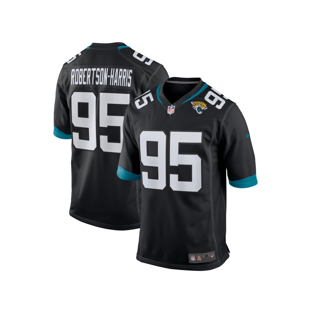 Mens Jacksonville Jaguars Roy Robertson-Harris Black Game Jersey