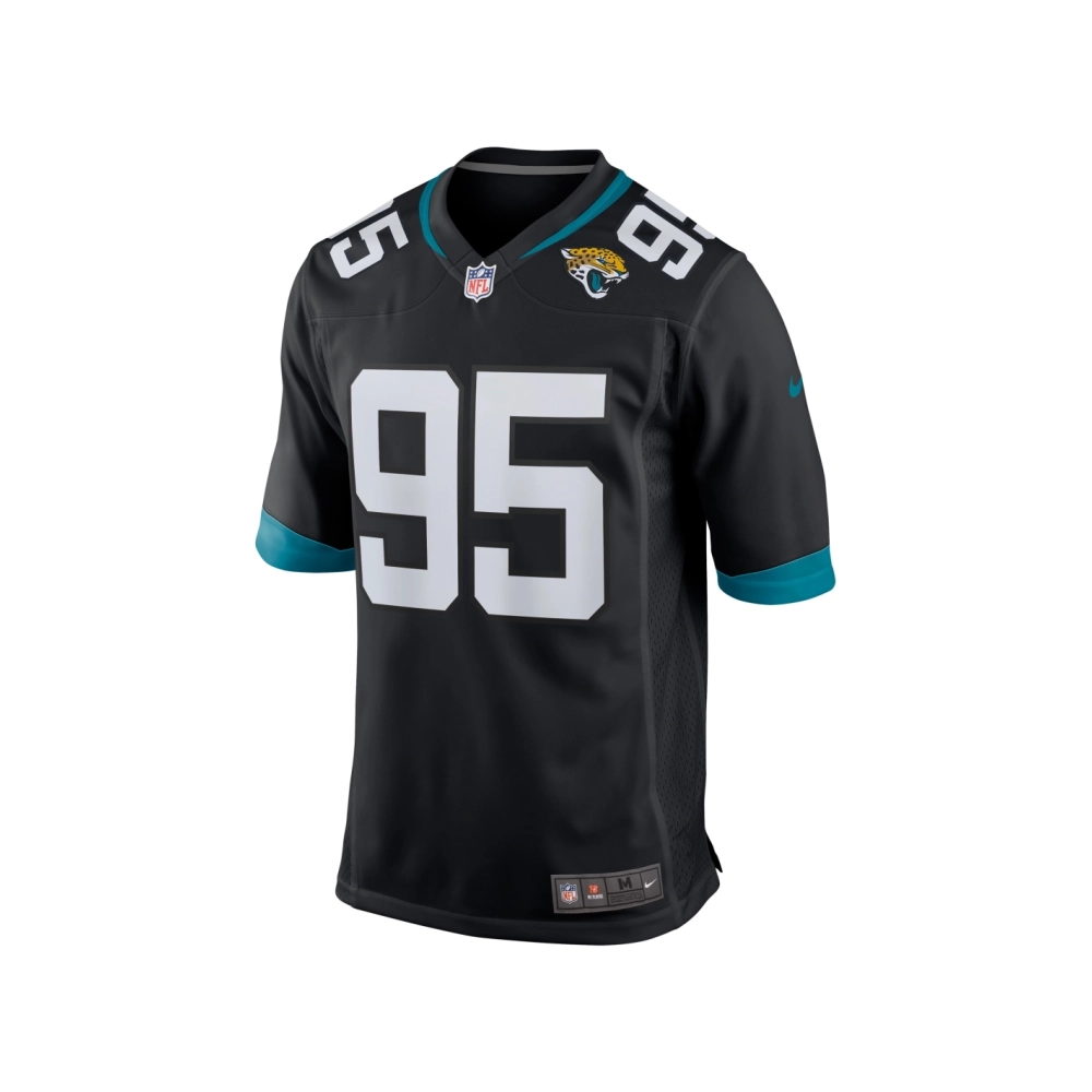 Mens Jacksonville Jaguars Roy Robertson-Harris Black Game Jersey