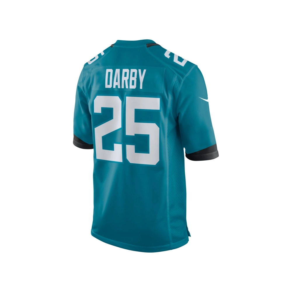 Mens Jacksonville Jaguars Ronald Darby Teal Team Game Jersey