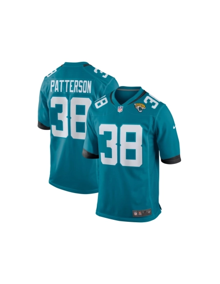 Mens Jacksonville Jaguars Riley Patterson Teal Team Game Jersey