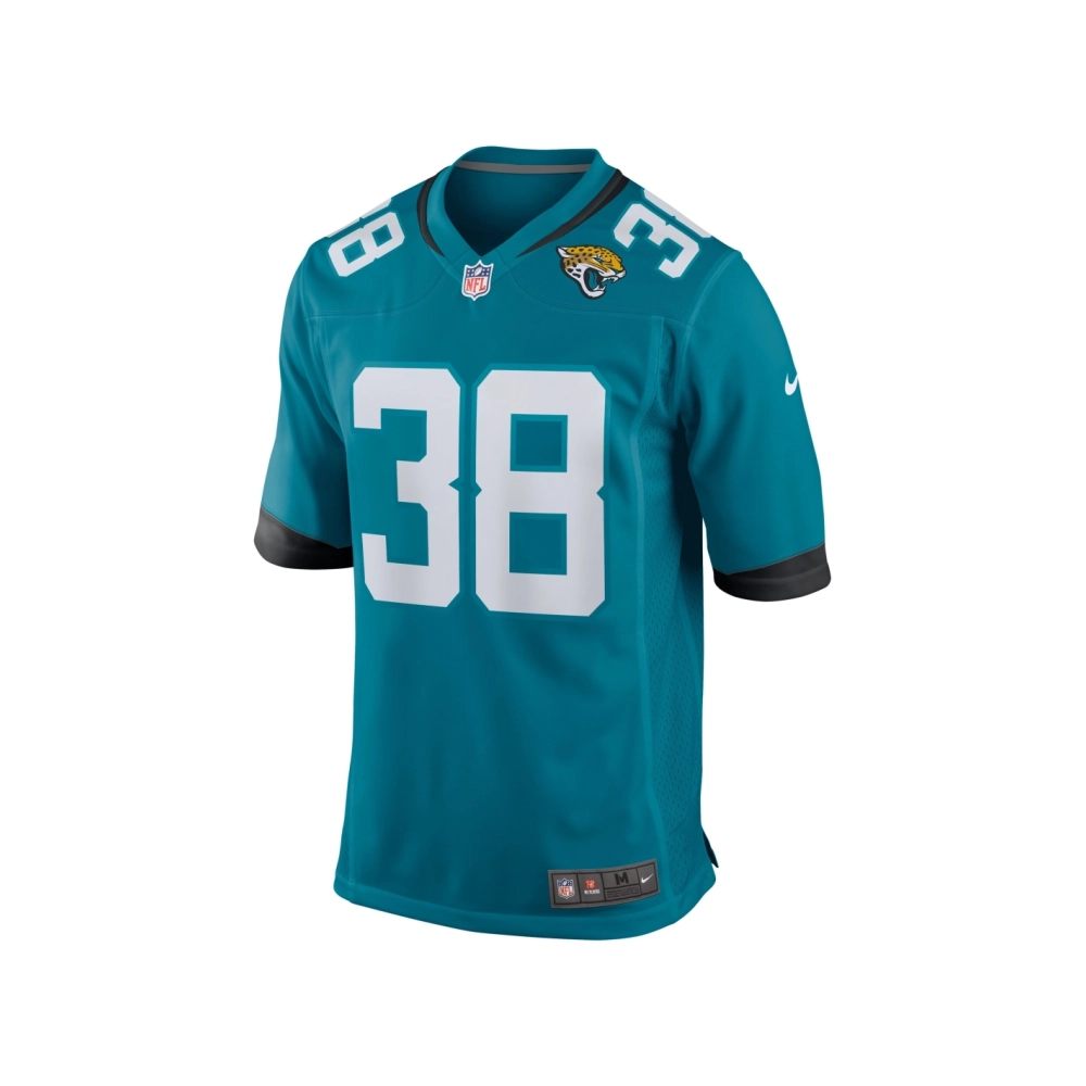 Mens Jacksonville Jaguars Riley Patterson Teal Team Game Jersey