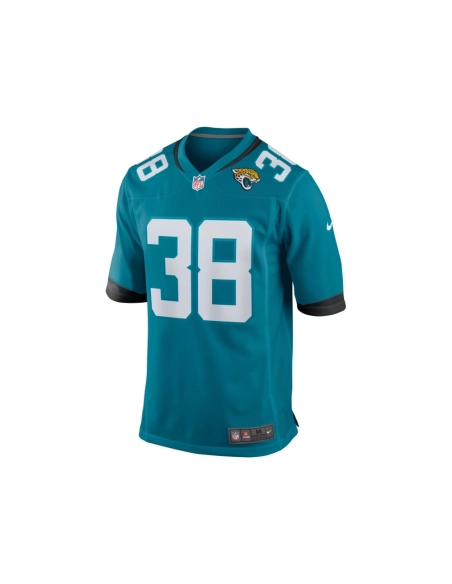 Mens Jacksonville Jaguars Riley Patterson Teal Team Game Jersey