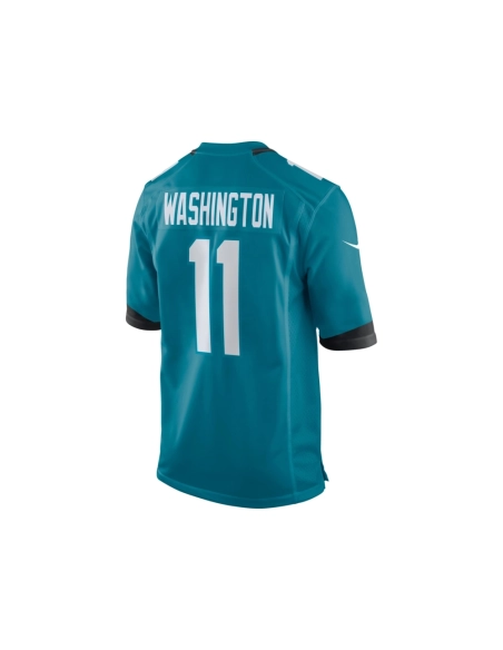 Mens Jacksonville Jaguars Parker Washington Teal Team Game Jersey