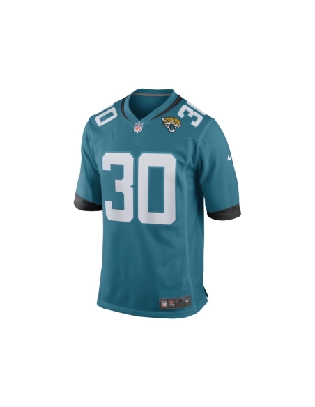 Mens Jacksonville Jaguars Montaric Brown Teal Game Player Jersey