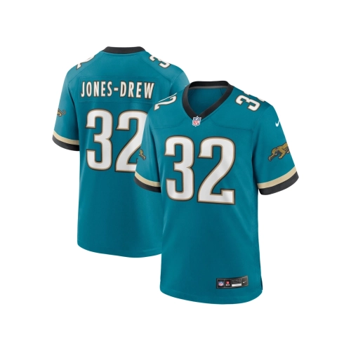 Mens Jacksonville Jaguars Maurice Jones-Drew Teal Prowler Throwback Retired Player Game Jersey