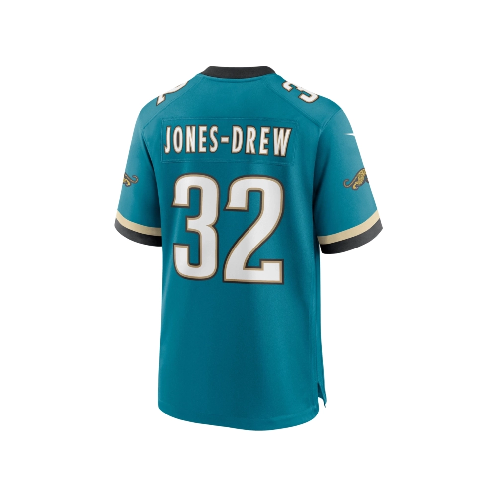 Mens Jacksonville Jaguars Maurice Jones-Drew Teal Prowler Throwback Retired Player Game Jersey