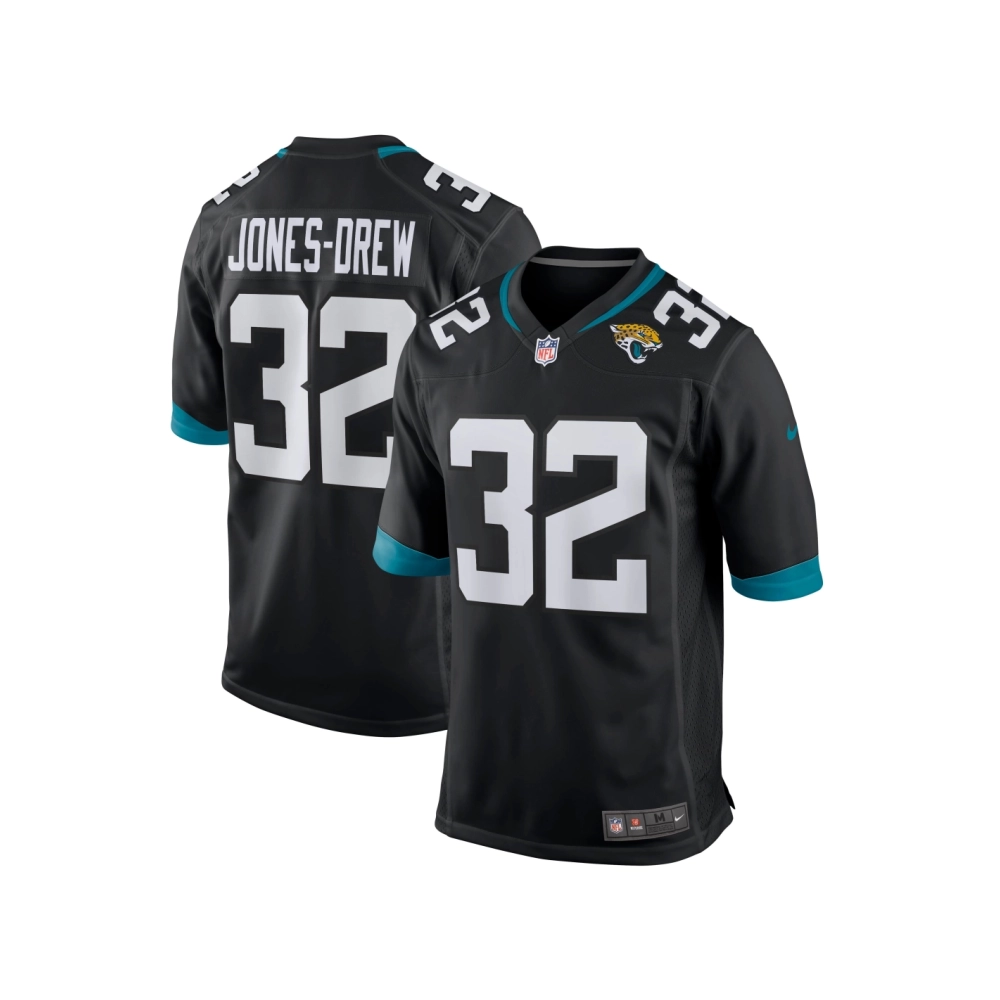 Mens Jacksonville Jaguars Maurice Jones-Drew Black Game Retired Player Jersey