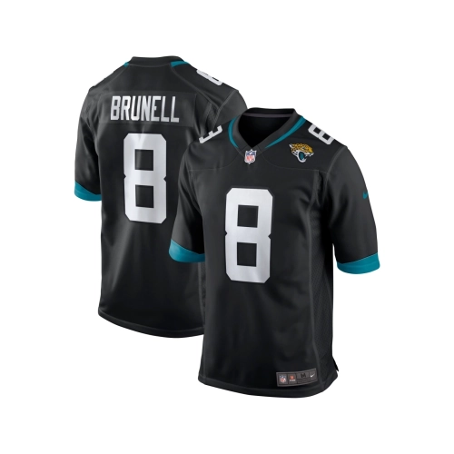 Mens Jacksonville Jaguars Mark Brunell Black Game Retired Player Jersey
