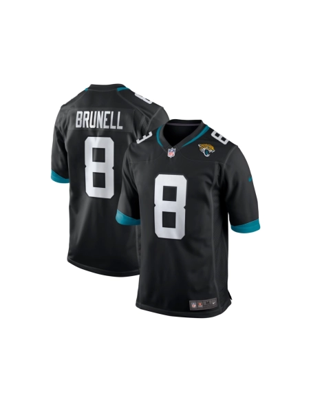 Mens Jacksonville Jaguars Mark Brunell Black Game Retired Player Jersey