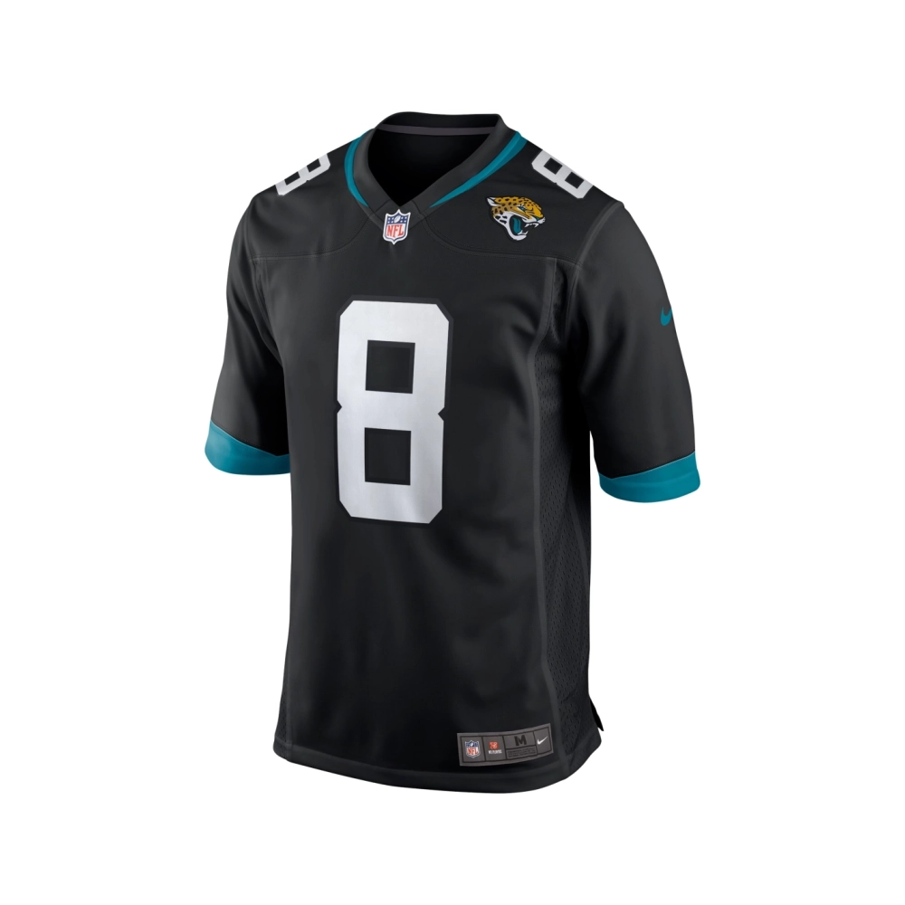 Mens Jacksonville Jaguars Mark Brunell Black Game Retired Player Jersey